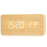 Modern Wooden Alarm Clock