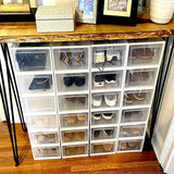 Clear Stackable Shoe Storage Box