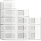 Clear Stackable Shoe Storage Box