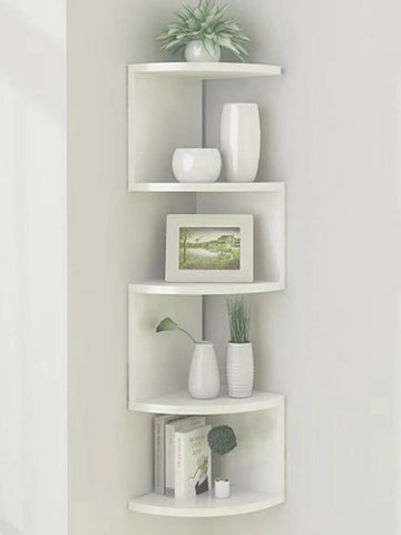 5-Tier Corner Wall Shelf