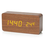 Modern Wooden Alarm Clock