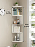 5-Tier Corner Wall Shelf