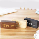 Modern Wooden Alarm Clock