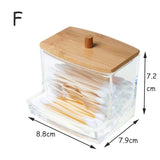 Acrylic Bamboo Lid Organizer